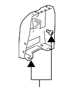 MR576008 - Body: Side Trim Rear Bracket for Mitsubishi: Endeavor Image