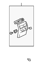 MR975707XA - Body: Rear Trim for Mitsubishi: Endeavor Image