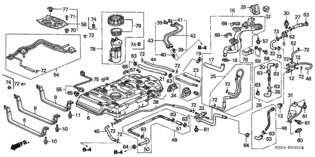 Fuel Tank (KA)(KC)('01-) for 2003 Honda Odyssey #0