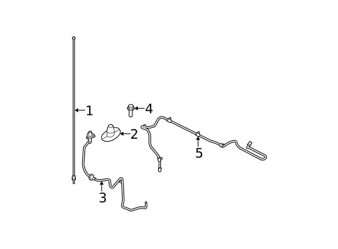 Antenna & Radio for 2010 Ford F-350 Super Duty #1
