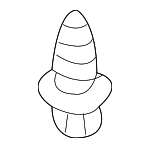 2002-2006 Honda CR-V - Clip Rear Bumper Face