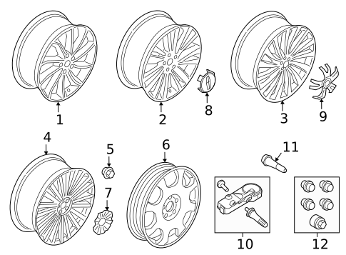Wheel for 2018 Lincoln MKZ #0