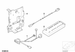 61120020805 - Communication Systems: Retrofit Cable Set, Telephone/Mobile for BMW: X5 3.0i, X5 4.4i, X5 4.6is Image image