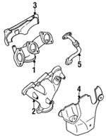 MD164912 - Exhaust: Exhaust Manifold for Dodge: Stealth Image