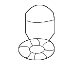 97811H8150 - HVAC: Discharge Hose Cap for Kia: Niro, Seltos, Soul, Sportage Image