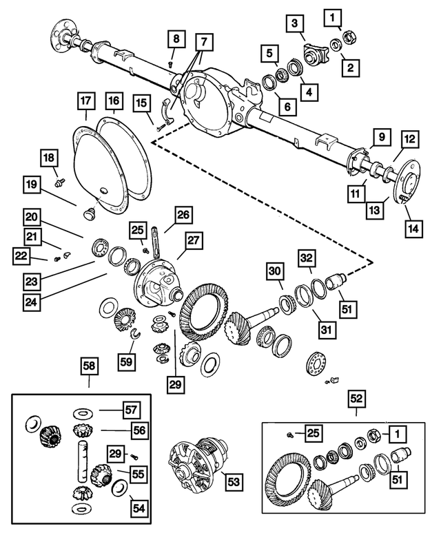 6028041 - Rear Axle: Pinion Yoke Nut for Mopar Image image