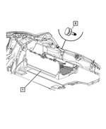 1EA141X9AB - : Floor Cargo Organizer Bin for Mopar Image