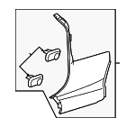 25814136 - Body: Kick Panel Trim for Pontiac: Solstice | Saturn: Sky Image