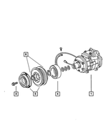 68025879AA - Air Conditioners and Heaters: Pulley Bolt for Mopar Image