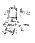 68591223AC - : Seat Back Blower for Mopar Image