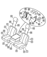 WM981L5AA - : Front Seat Cushion Cover for Mopar Image