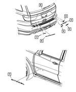 68089759AC - Exterior Ornamentation: Liftgate Handle for Mopar Image