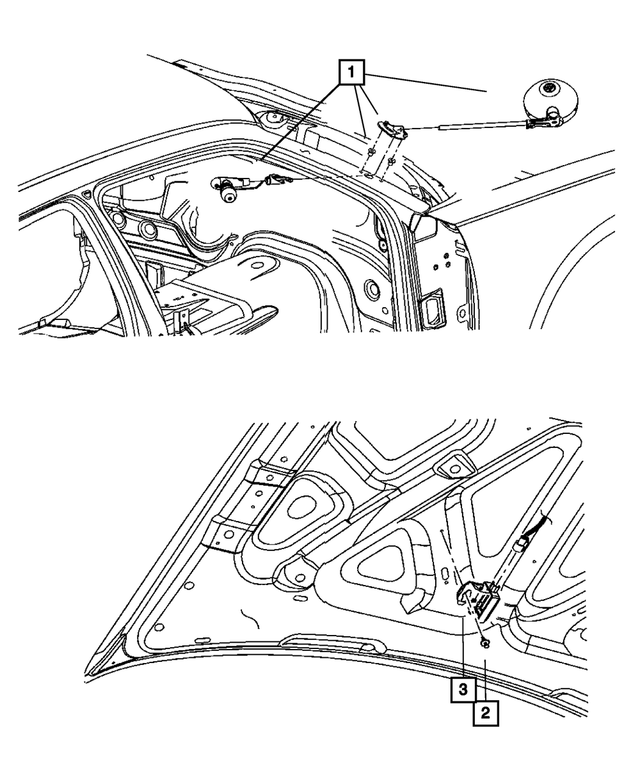 68183757AC - Electrical: A-pillar Mounted Spotlamp, Left for Mopar Image
