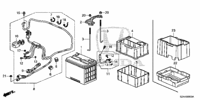 Battery for 2012 Honda Pilot #0