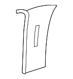 6L7Z7831005AAC - Body: Upper Trim Panel for Lincoln: Navigator Image