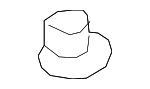 24441317 - Belts &amp; Cooling: Radiator Support Splash Shield Nut for GM Image