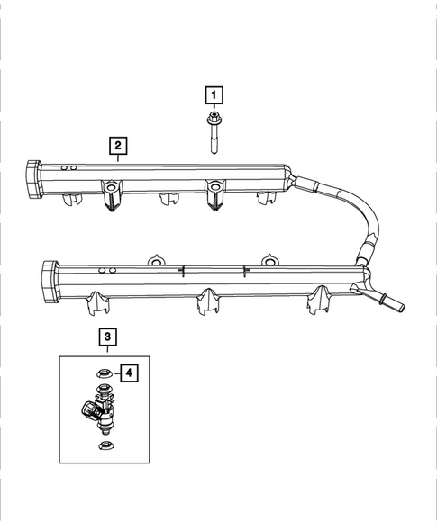 Fuel Rail and Injectors for 2027 Chrysler Pacifica #0