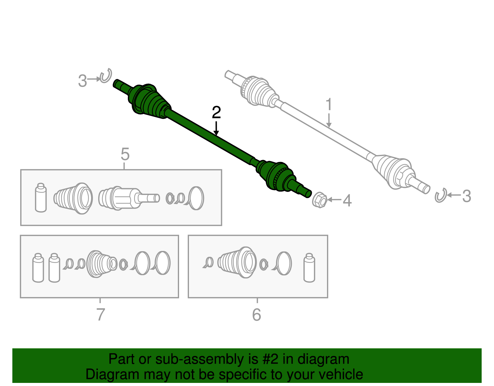 2017-2024 Mazda CX-5 Axle Assembly RTA6-25-60X | Mazda-Parts