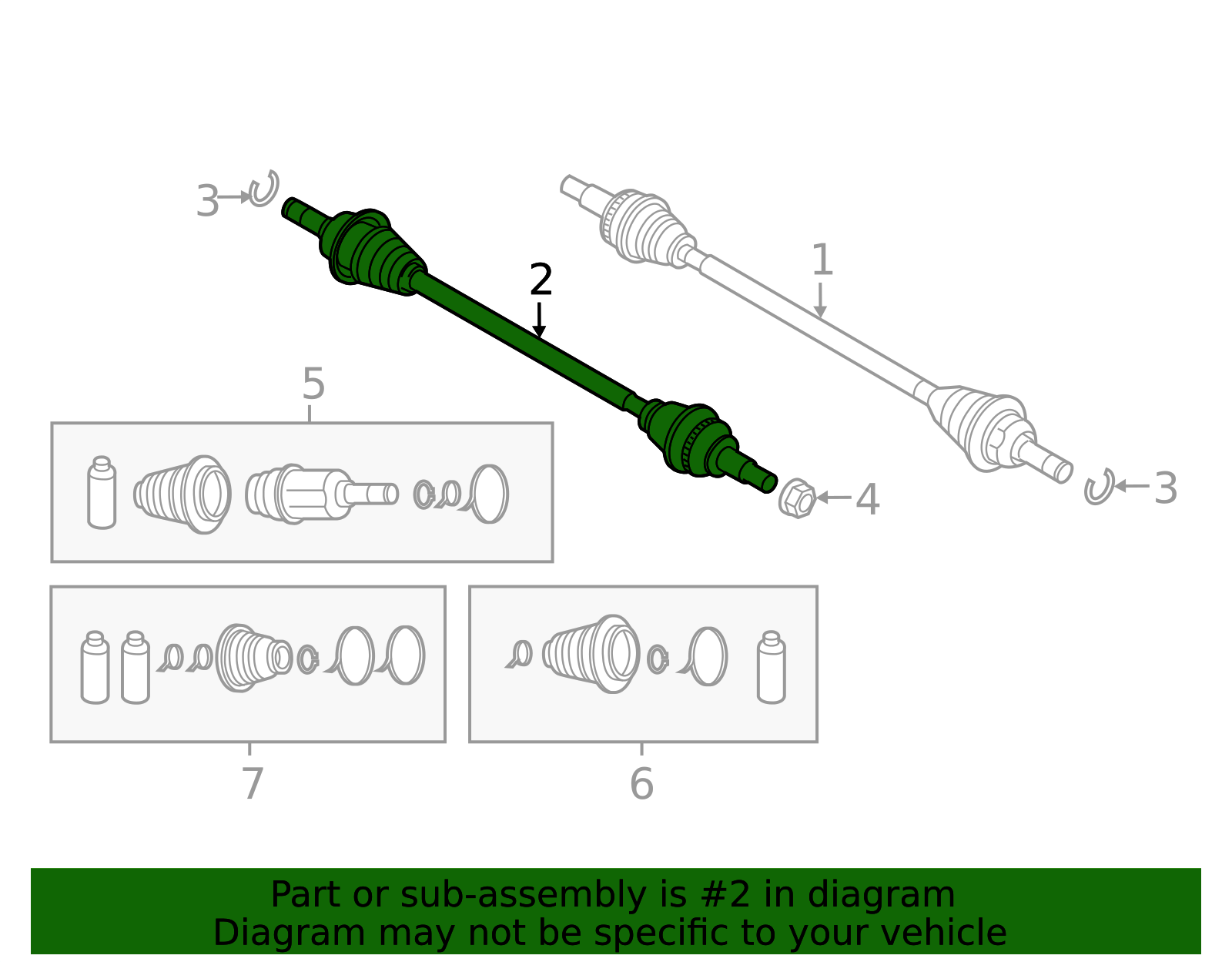 RTA6-25-60X - Axle Assembly - 2017-2025 Mazda CX-5 | Mazda Swag