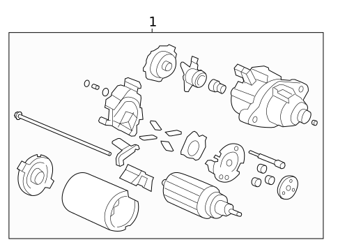 Starter & Related Components for 2015 Honda CR-V #0