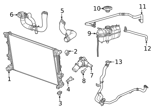 Hoses & Pipes for 2022 Jeep Cherokee #0