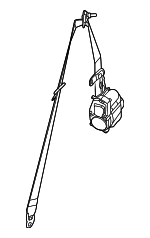 72119476271 - : Lap &amp; Shoulder Belt for BMW: 430i, 430i xDrive, M4, M440i, M440i xDrive Image