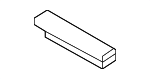 861143D000 - Body: Windshield Pad for Hyundai Image