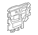 20790450 - Body: Water Deflector for Chevrolet: Silverado 1500, Silverado 2500 HD, Silverado 3500 HD | GMC: Sierra 1500, Sierra 2500 HD, Sierra 3500 HD Image