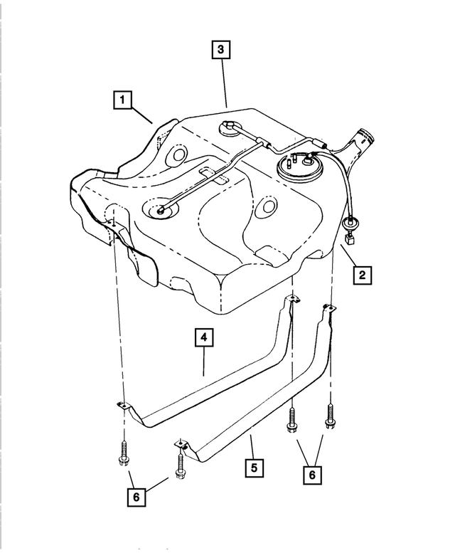4879388AA - Fuel: Fuel Tank Heat Shield for Mopar Image image