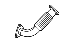 181306S9A00 - Engine: Front Pipe for Acura Image