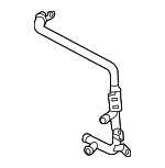 5Q0121070AH - Cooling System: Connector Tube for Volkswagen: Beetle, Golf, Jetta Image
