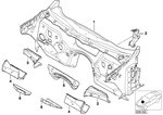 41118239198 - : Right Splash Wall Reinforcement for BMW Image