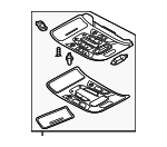 4G0947135E6PS - Body: Overhead Lamp for Audi: A7 Quattro, RS7, S7 Image