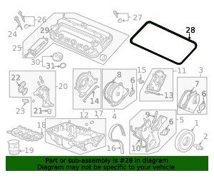 2005-2007 Honda Accord Valve Cover Gasket Set 12030-RCJ-A01 | OEM Parts ...