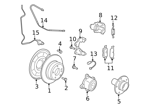 Brake Components for 2013 BMW X6 #1