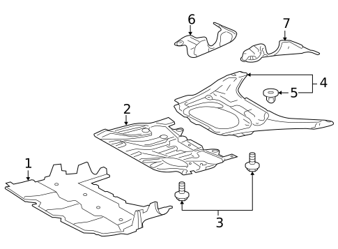Splash Shields for 2011 Lexus LS460 #0