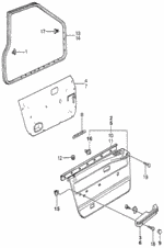 75826688830 - : Seal, R Door Panel Hole for Honda Image