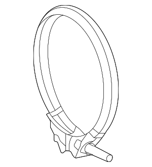17452WAA01 - Exhaust: Catalytic Converter Clamp for Toyota: GR Supra Image