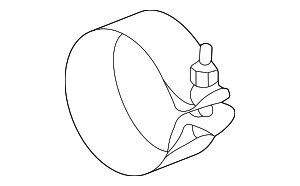 90118WA825 - Exhaust: Catalytic Converter Clamp for Toyota: GR Supra Image