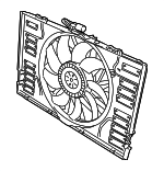 PAE121203A - : Dual Radiator And Condenser Fan Assembly for Porsche: Panamera Image