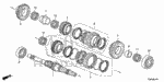 232105C8000 - Transmission - Manual: MAINSHAFT for Honda Image