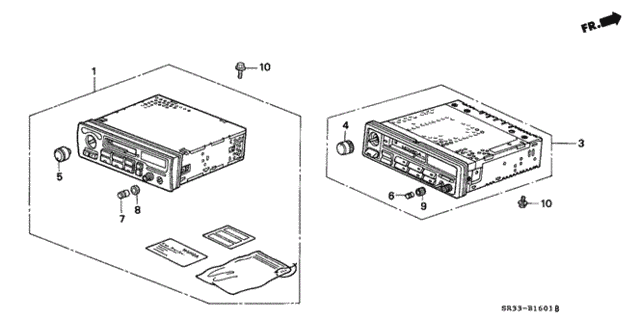 Auto Radio for 1995 Honda Civic #0