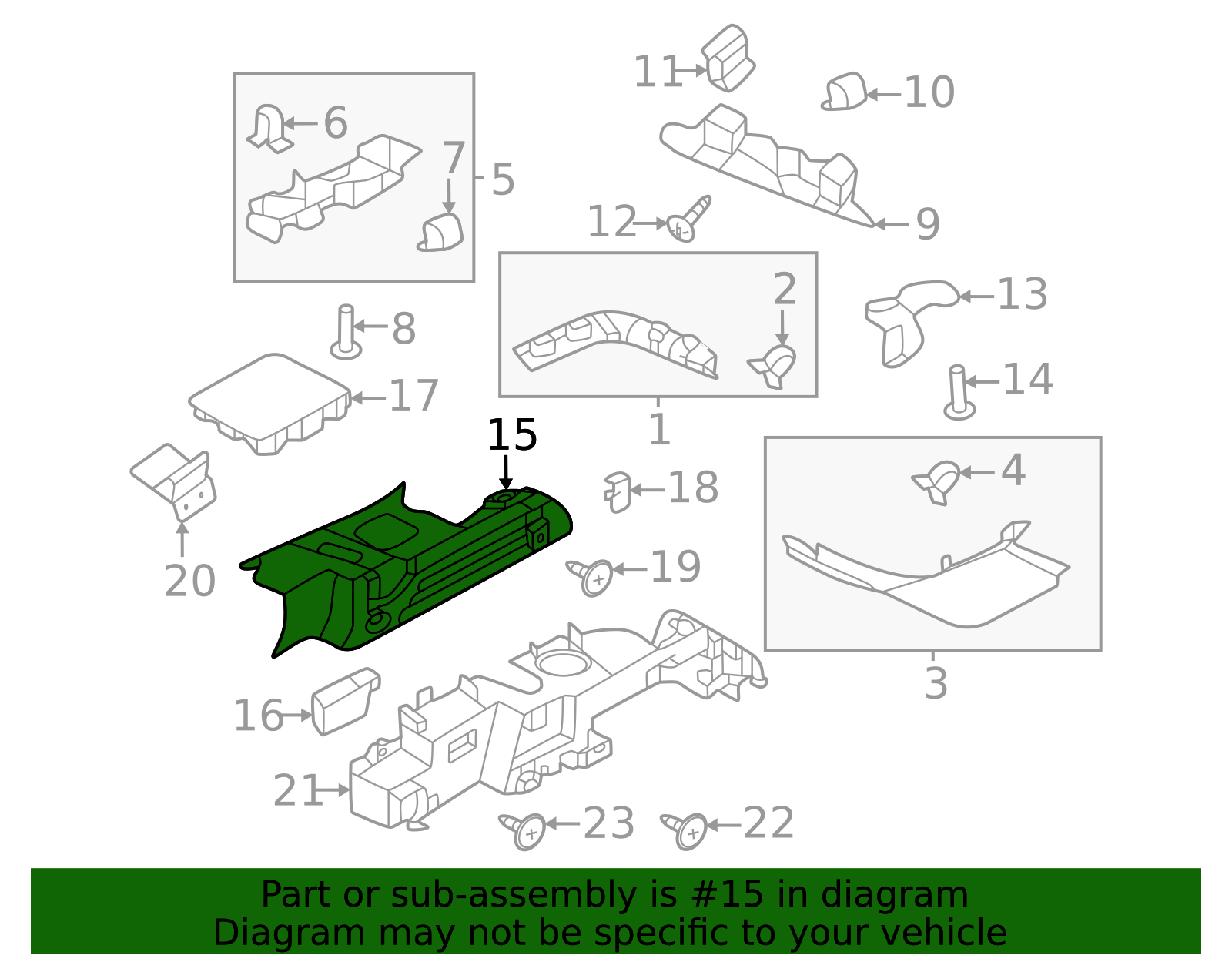 2023 Land Rover Range Rover Sport Upper Quarter Trim 526123929PVJ | OEM ...