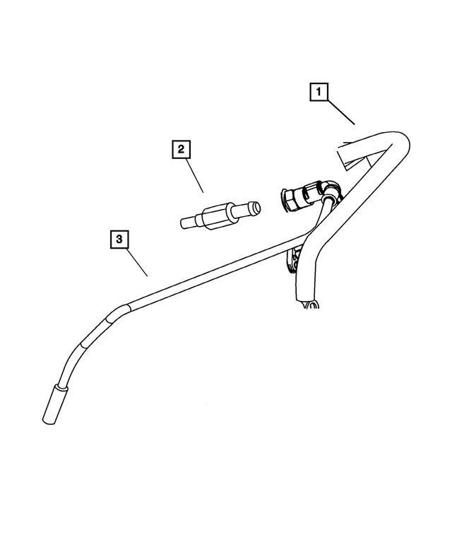 4884249AA - Engine 2.0L Four Cylinder: Pcv Valve for Mopar Image