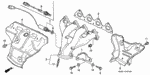 90010PE2900 - Engine: BOLT, SPECIAL (10X22) for Acura Image