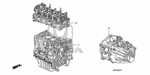 10002RRBA05 - Engine: GENERAL ASSY., CYLINDER BLOCK (DOT) for Honda Image