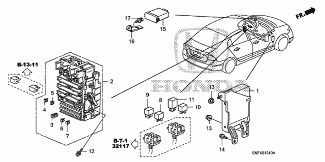 Control Unit (Cabin) (1) for 2008 Honda Civic #0