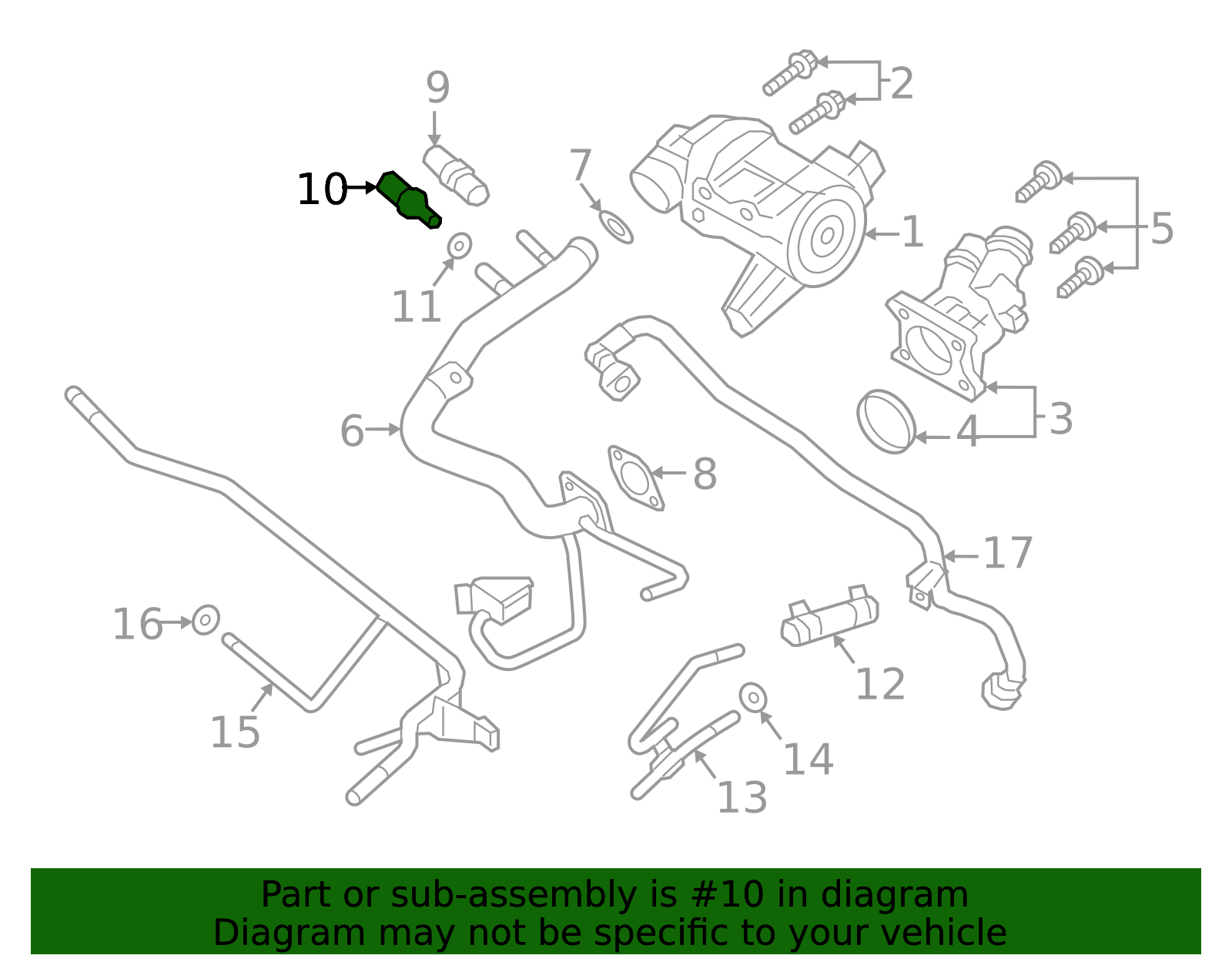 31339941 - Coolant Temp Sensor - 2015-2021 Volvo | Volvo OEM Parts Direct