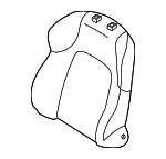 884602C550ECB - : 2005 2006 Hyundai Tiburon - Seat Back Cover for Hyundai: Tiburon Image