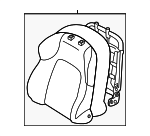 884002C440ECB - Body: Seat Back Assembly for Hyundai Image